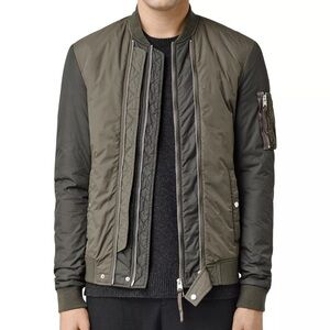 All Saints Braddock Bomber Jacket Large